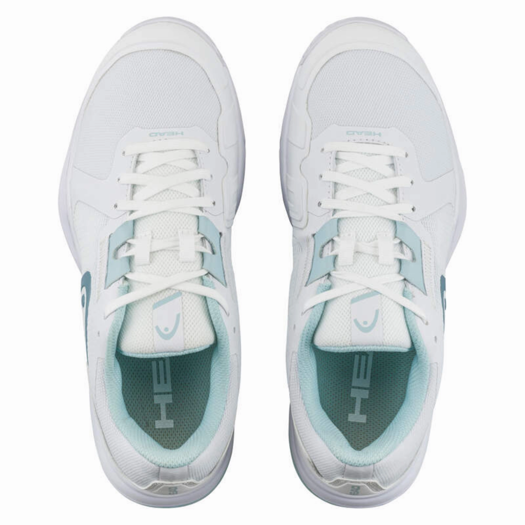 Breathable insert section section Head Sprint Team 3.5 Women Tennis Shoes - White Aqua