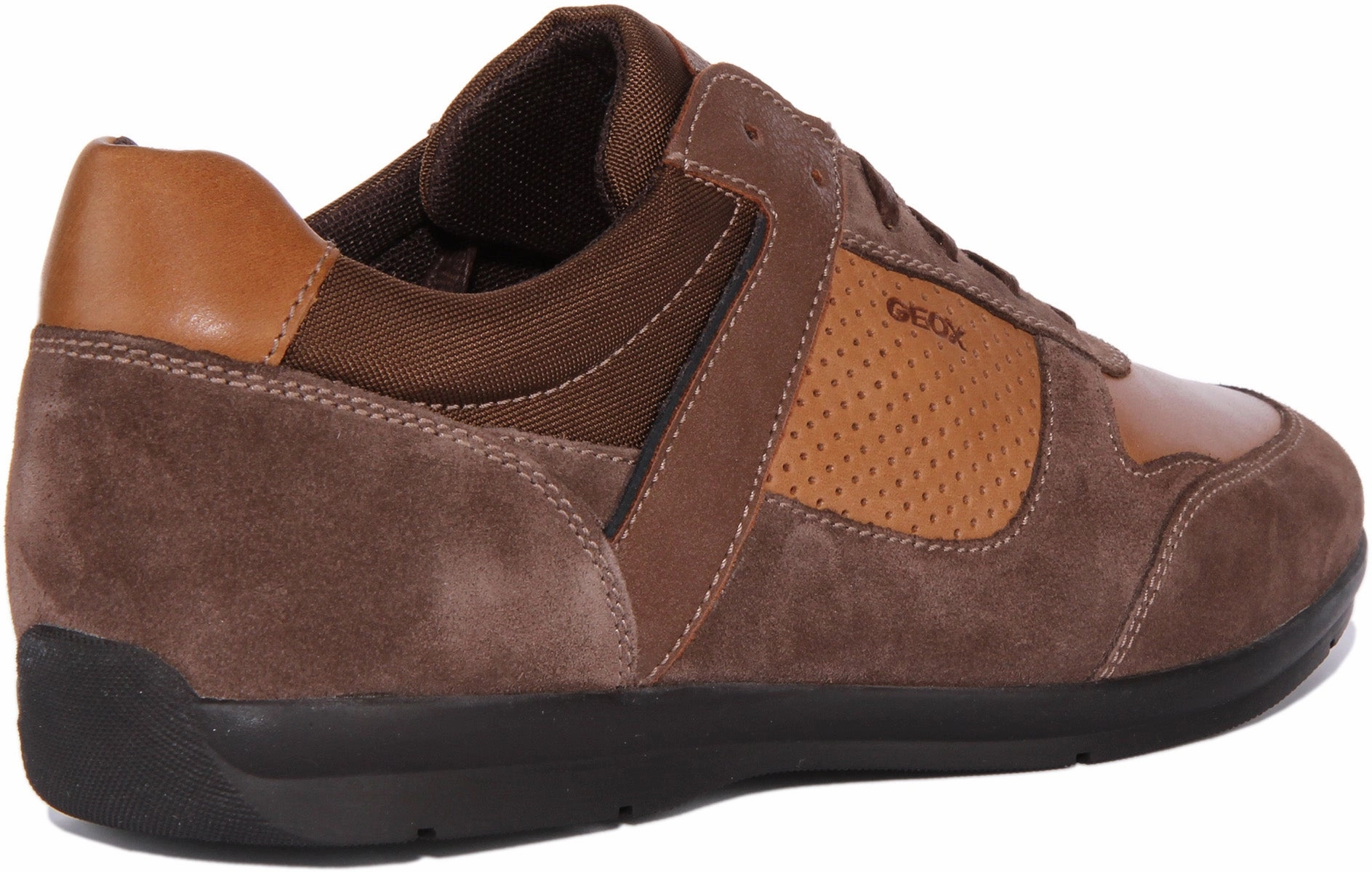 Breathable mesh Geox U Adrien A In Brown For Men