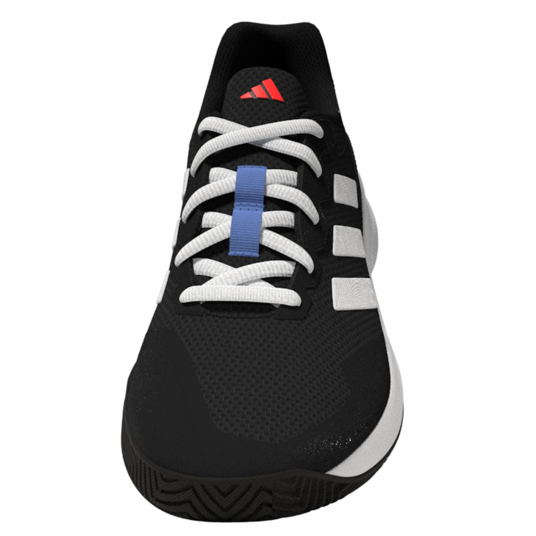 Breathable Support Adidas Performance Game Court 2.0 Men Tennis Shoes - Core Black/Ftw White/Solar Red
