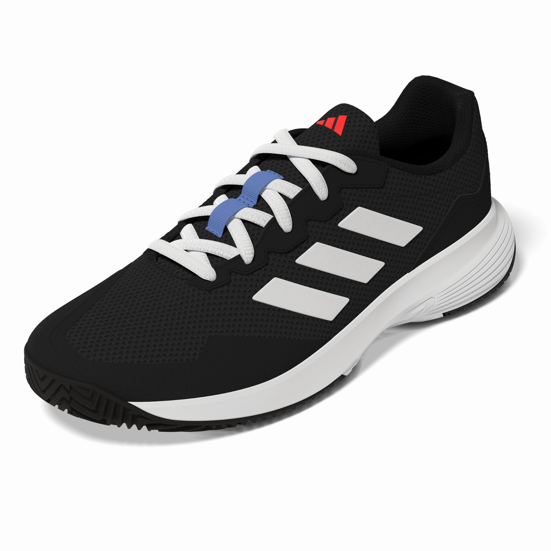 Breathable Support Adidas Performance Game Court 2.0 Men Tennis Shoes - Core Black/Ftw White/Solar Red