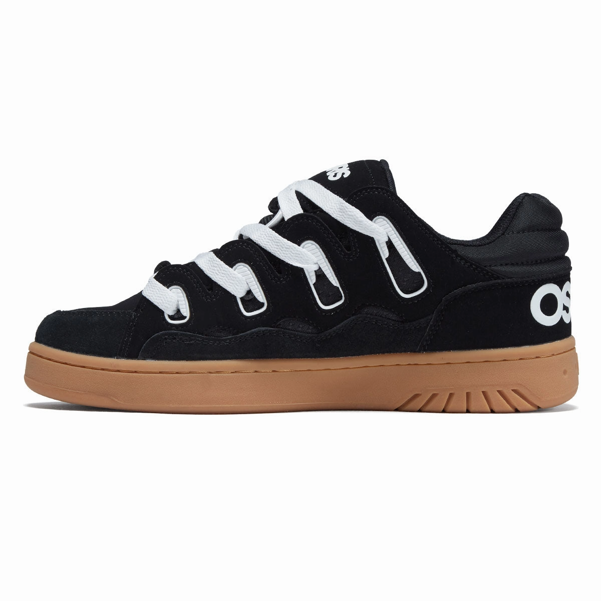 Breathable Upper Osiris D3S Shoes - Black/White/Gum