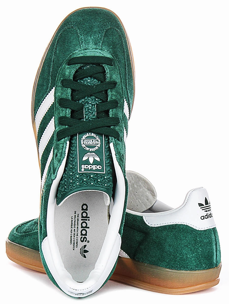 Breathable Upper Structure Adidas Gazelle Indoor In Green
