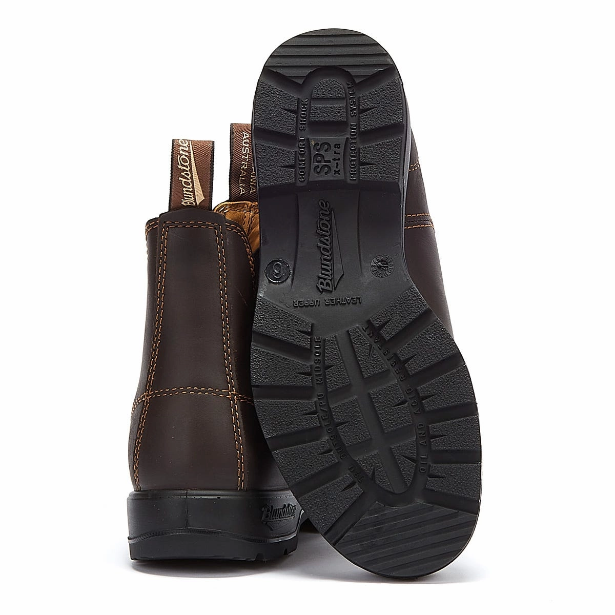 Brogue Detail Blundstone Classics 550 Walnut Brown Boots