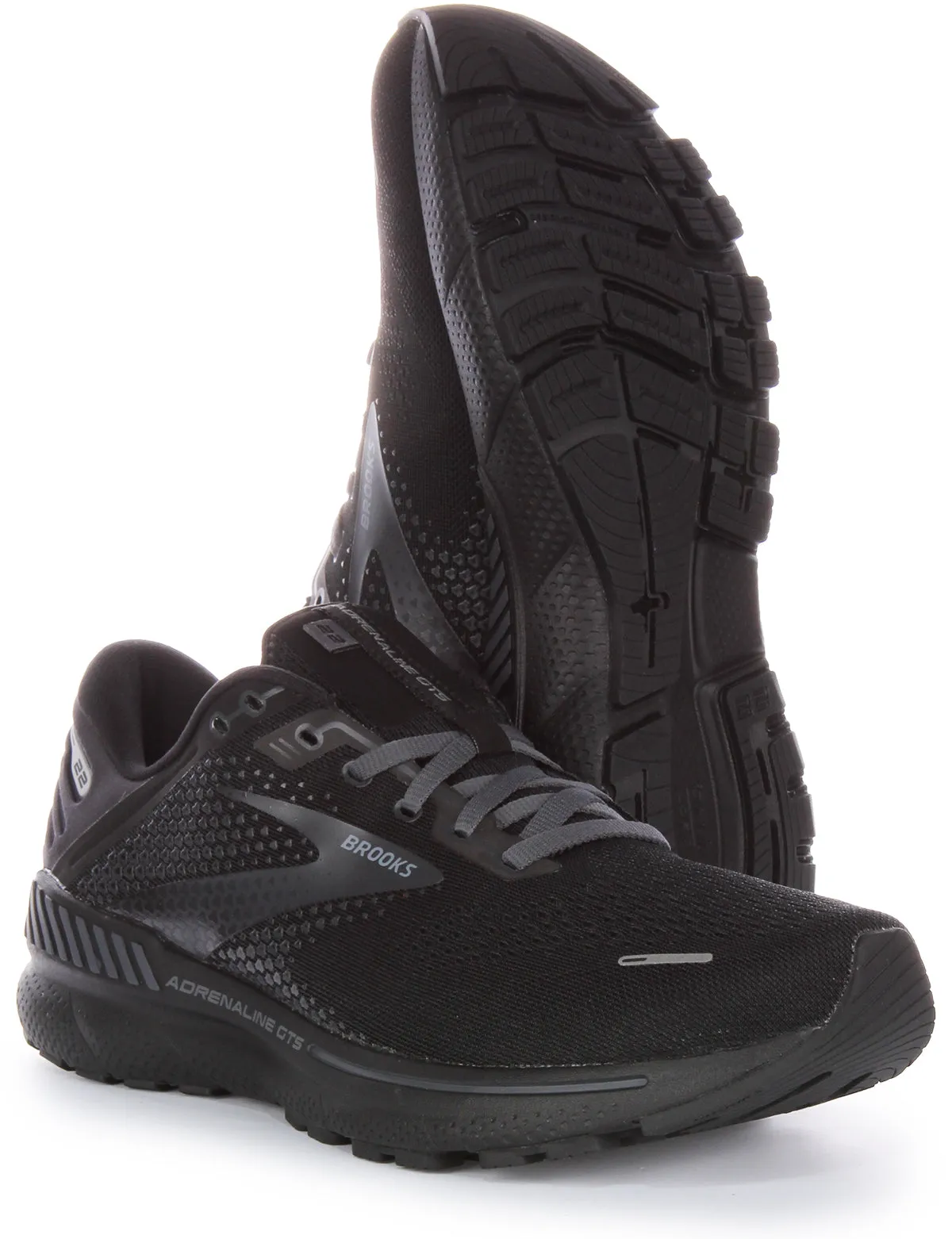 Brooks Adrenaline Gts In Black For Women Foot Stability