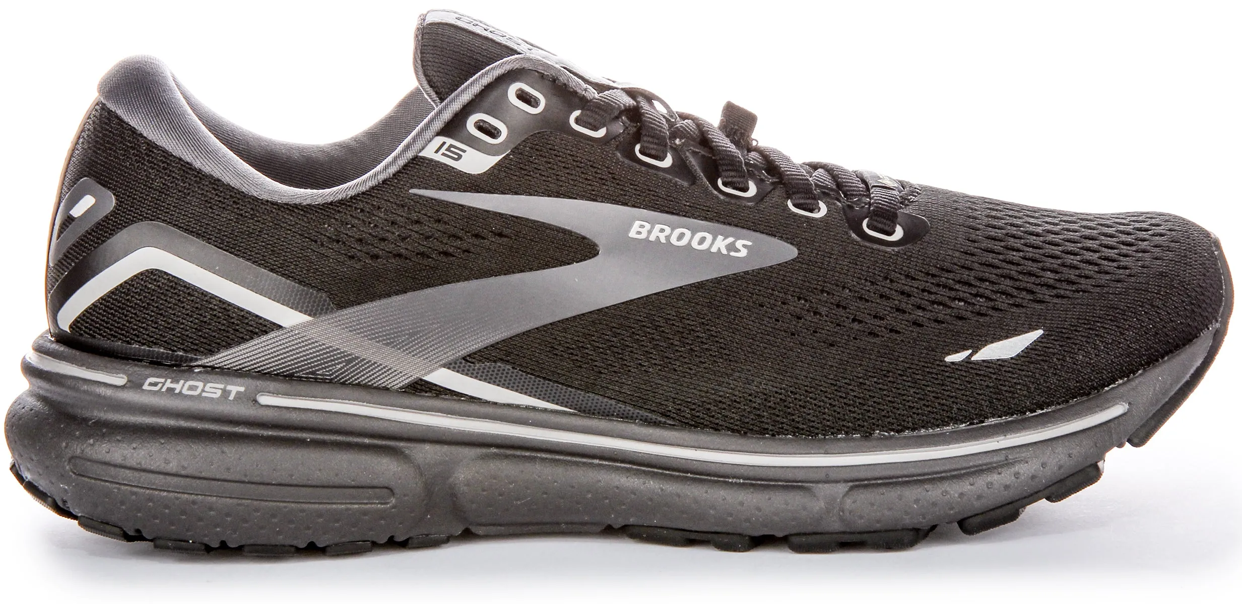 Brooks Ghost 15 GTX In Black For Women | Medium Fit Quick Touch