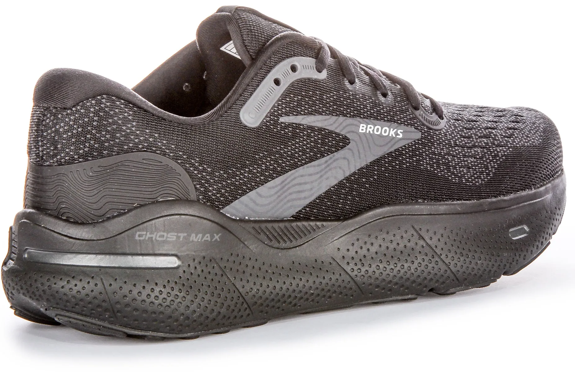 Brooks Ghost Max In Black For Men | Wide Fit Performance Mode