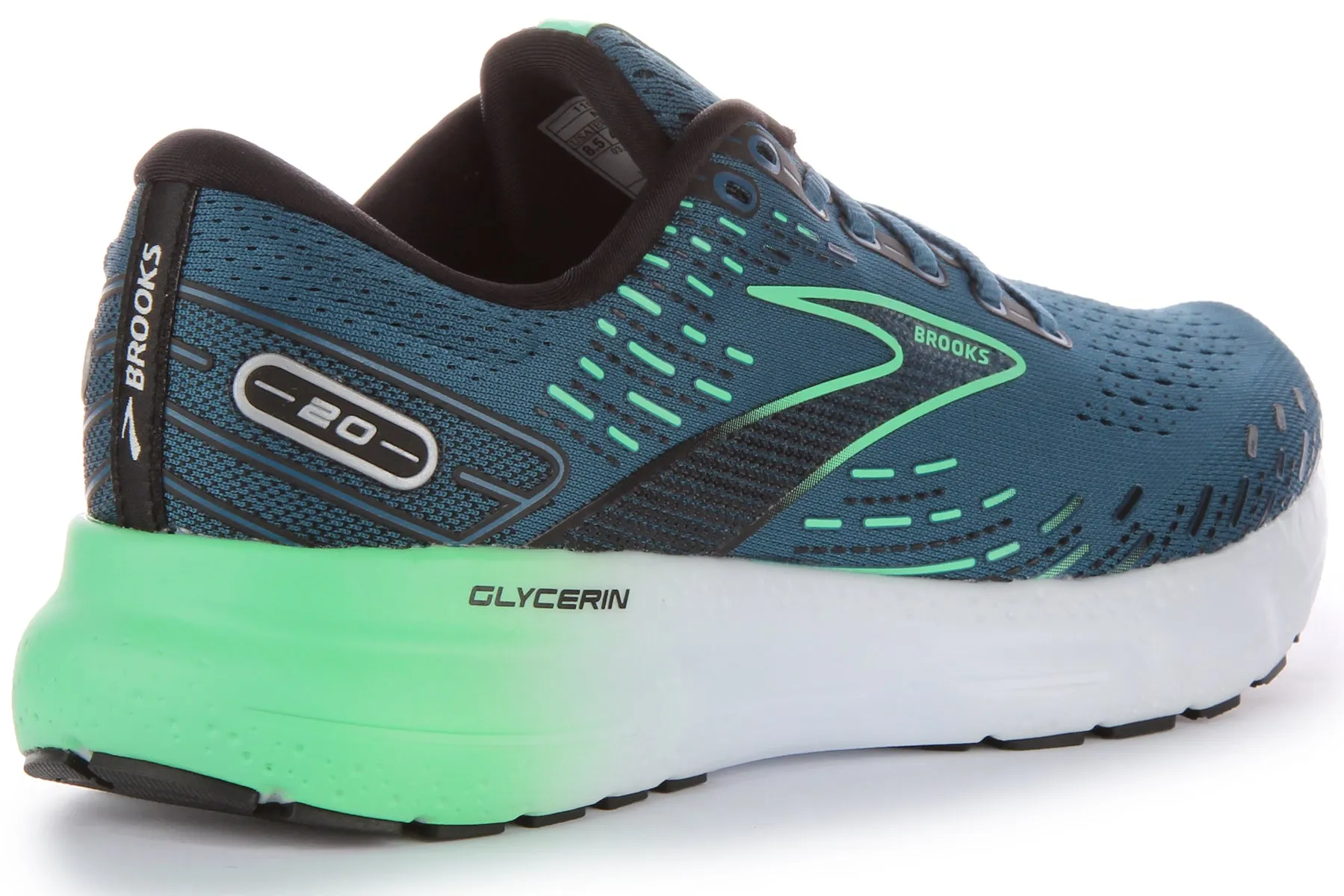 Brooks Glycerine 20 In Turquoise For Men Indoor Performance