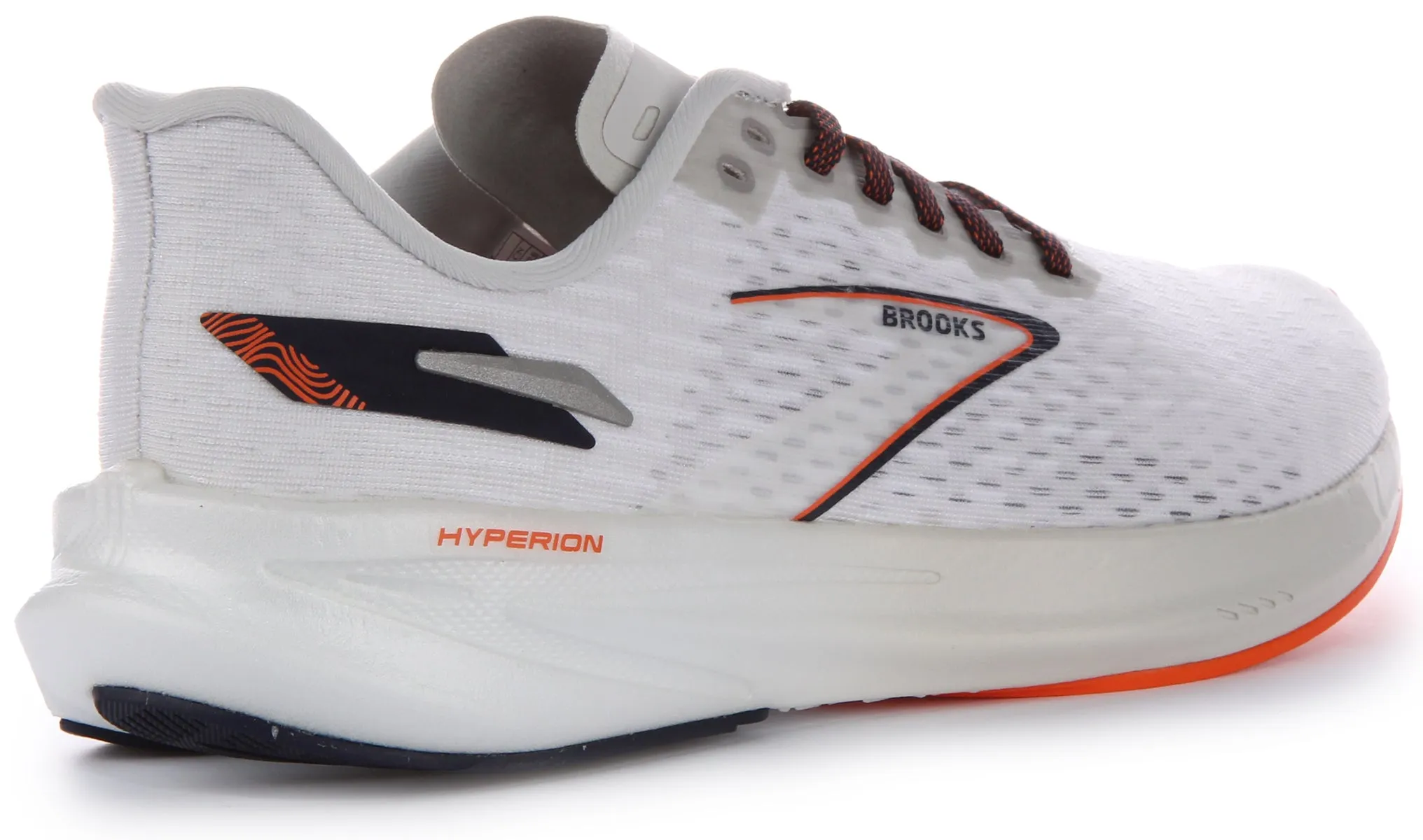 Brooks Hyperion In White Black For Men foot safety