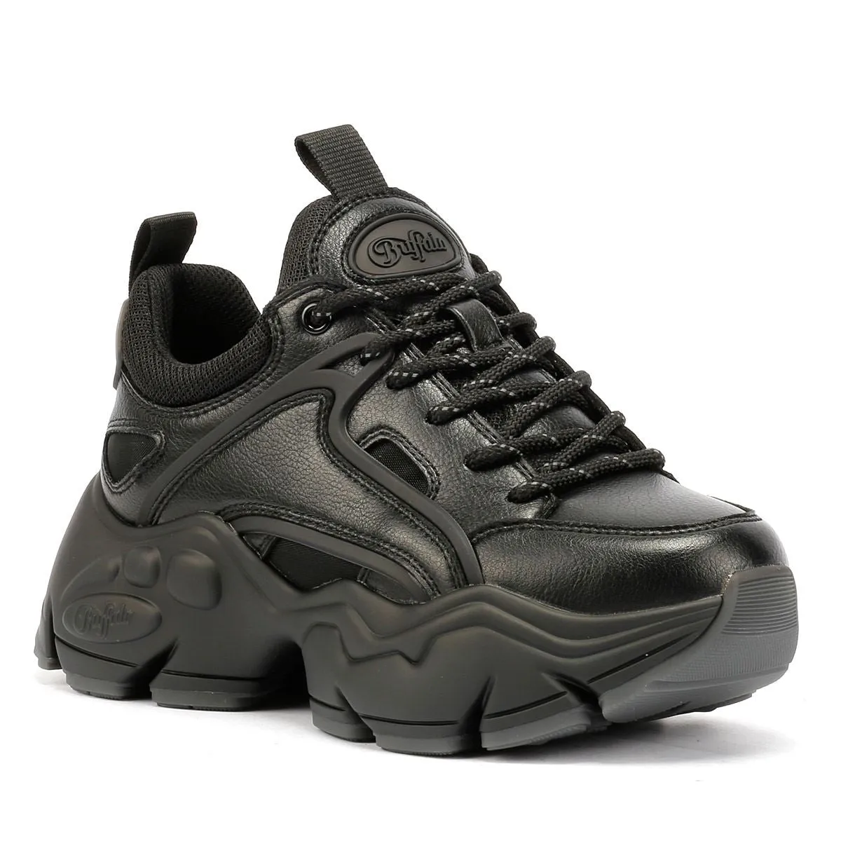 Buffalo Binary C Women's Black Trainers Step Cushion