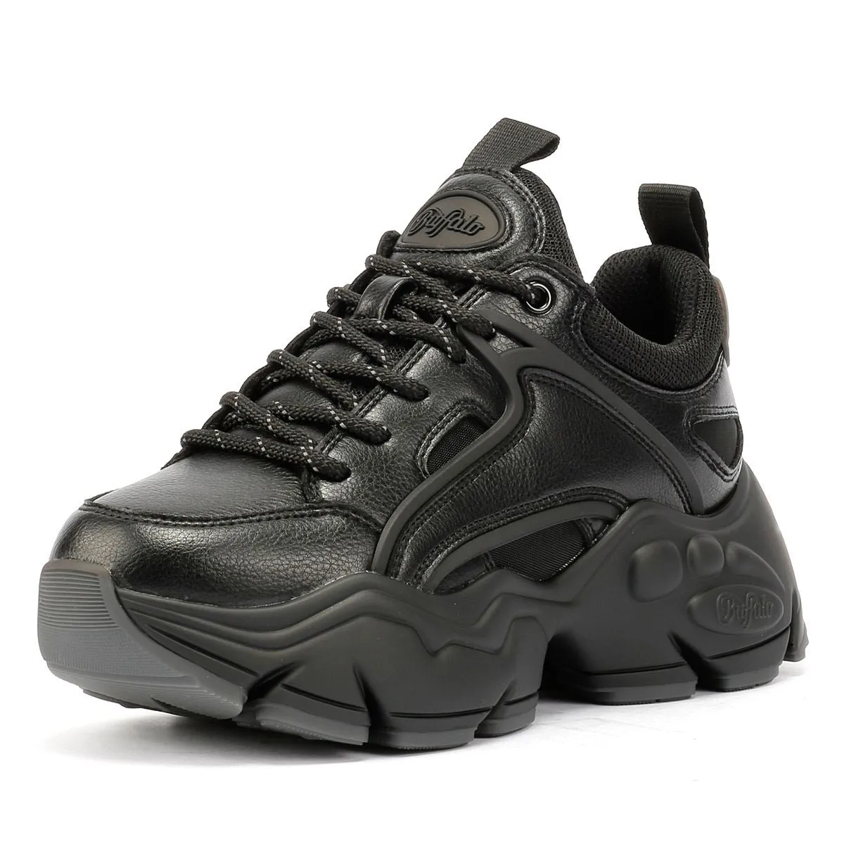 Buffalo Binary C Women's Black Trainers Step Cushion