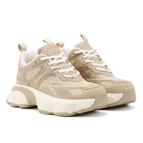 Heel zone cradles the foot for firm landings Buffalo Truck Women's Cream/Beige Trainers