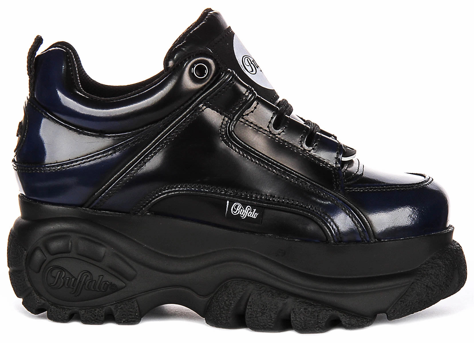 Buffalo 1339-14 2.0 In Black Blue Rub For Women Comfort Tech