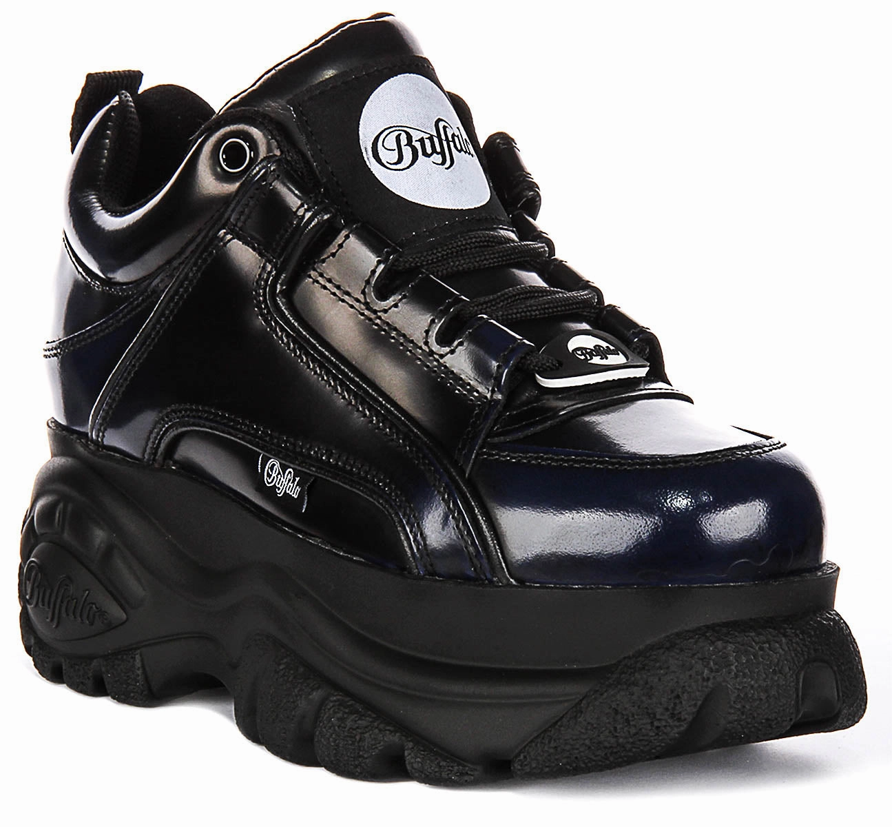 Star Jog Slip Resistant Buffalo 1339-14 2.0 In Black Blue Rub For Women