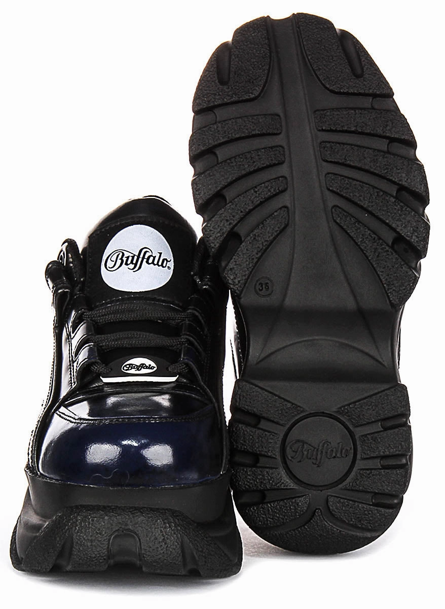 Buffalo 1339-14 2.0 In Black Blue Rub For Women Comfort Tech