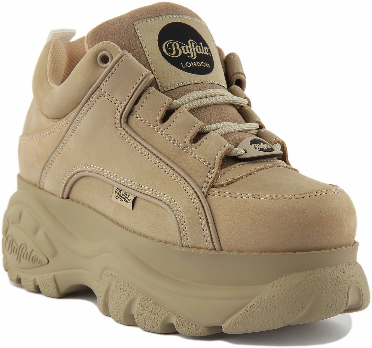 Engineered to keep you grounded during lateral movements Buffalo 1339-14 2.0 Platform In Cream For Women