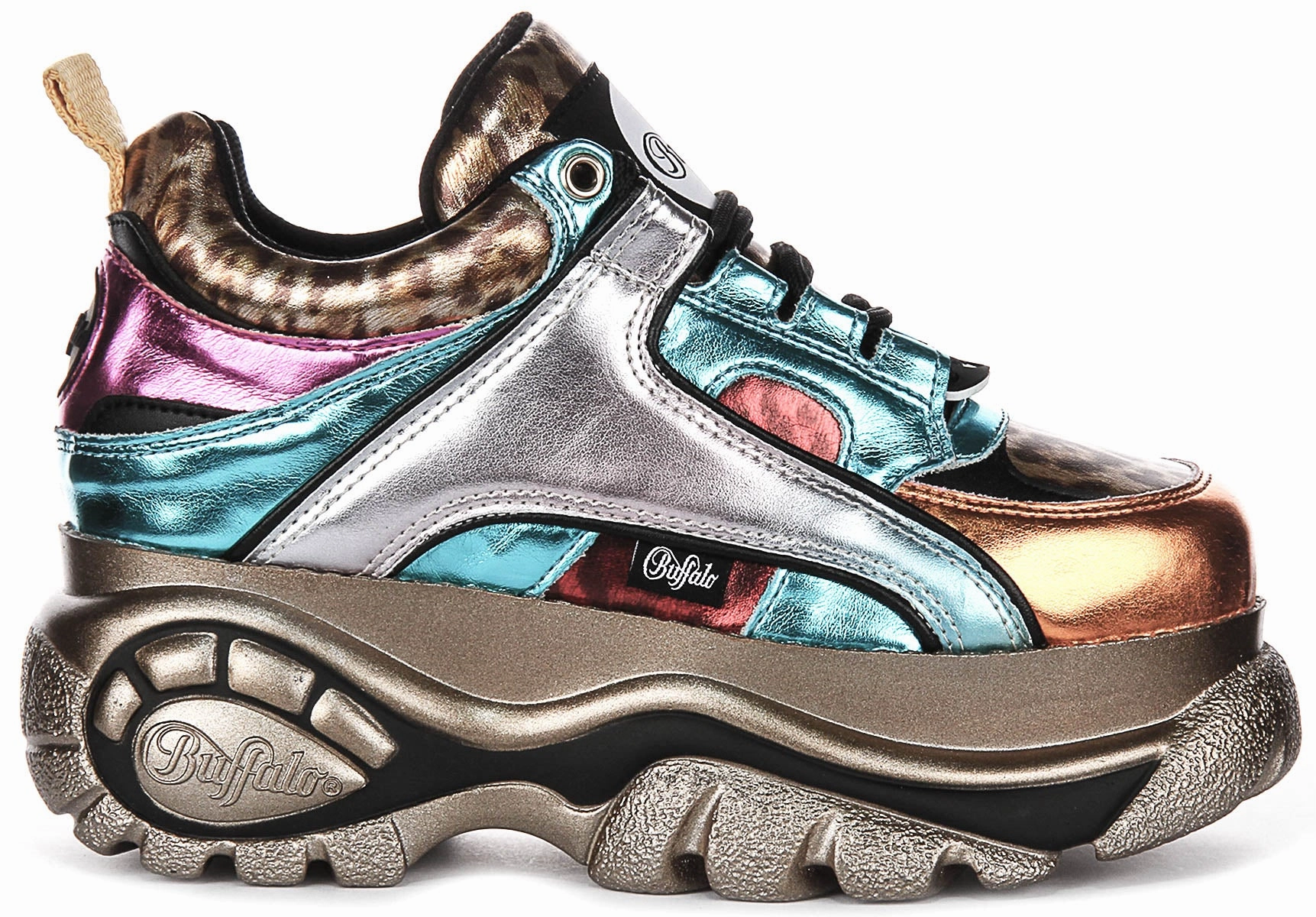 Buffalo 1339-14 Metalic In Multi Colour For Women Everyday Shoes