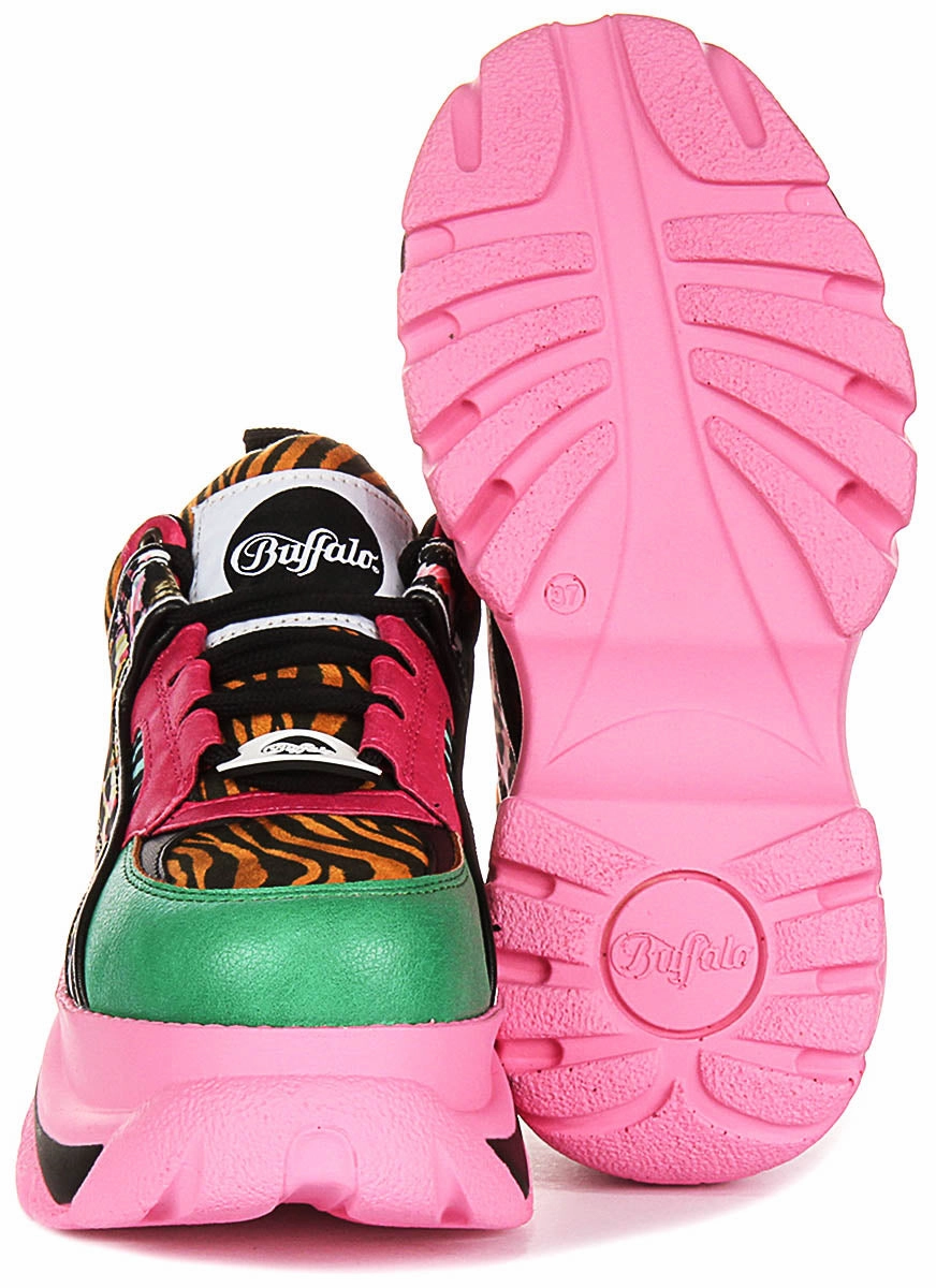 Buffalo 1339-14 Rev In Pink Multi For Women Stylish Footwear