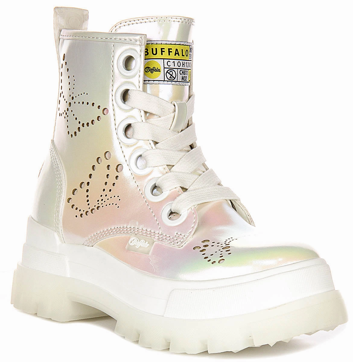 Buffalo Ashpha Rld Butterfly In White For Women Forest Jog Soft Hike