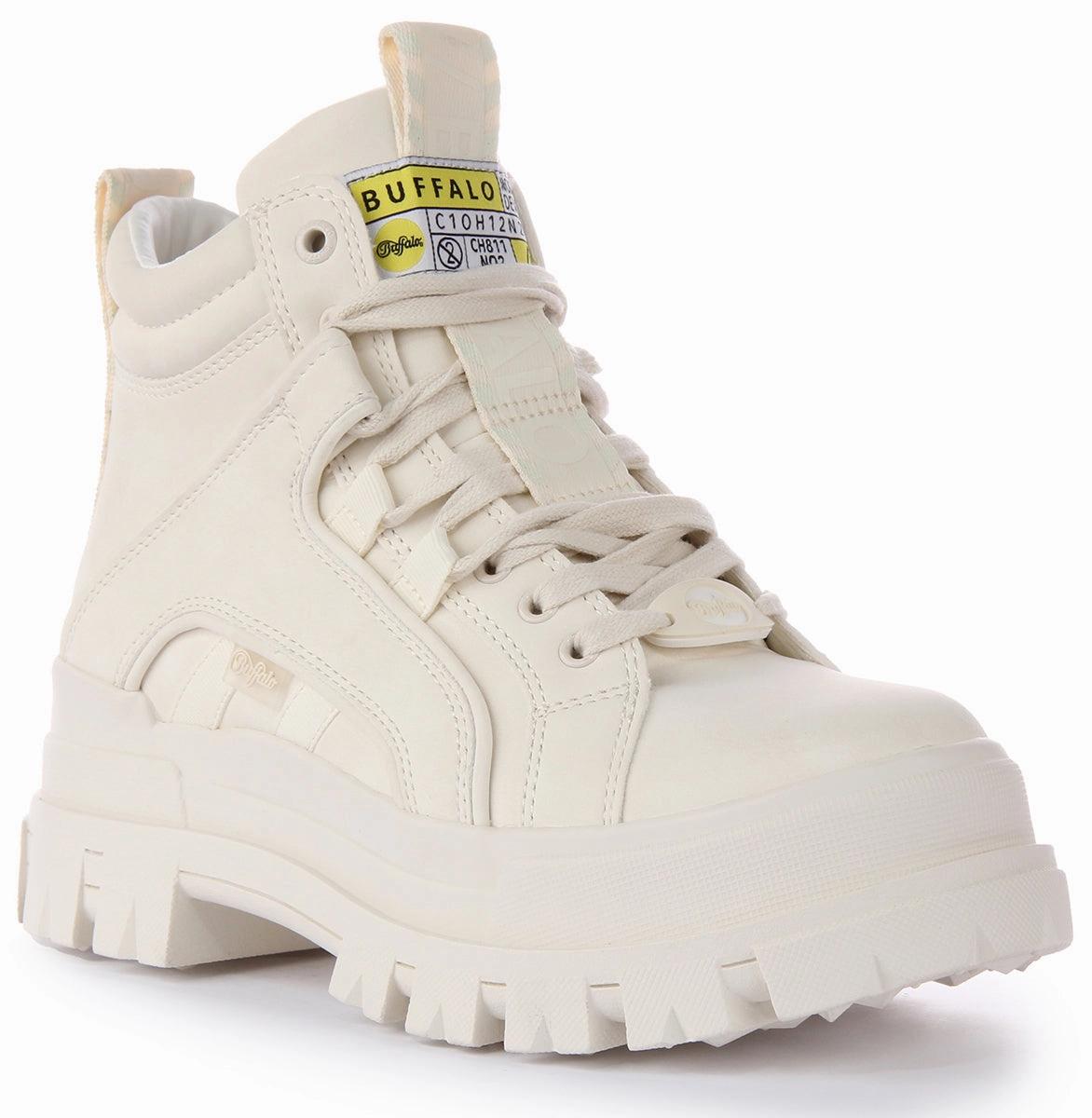 Buffalo Aspha Nc Mid In Off White For Women Ice Walk Look Walk