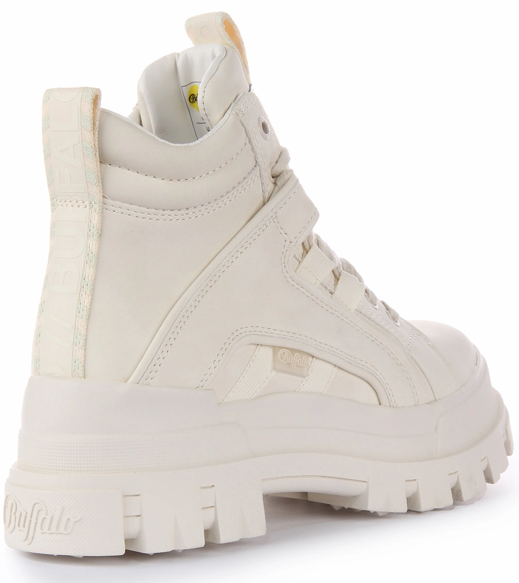 Buffalo Aspha Nc Mid In Off White For Women Travel Walk