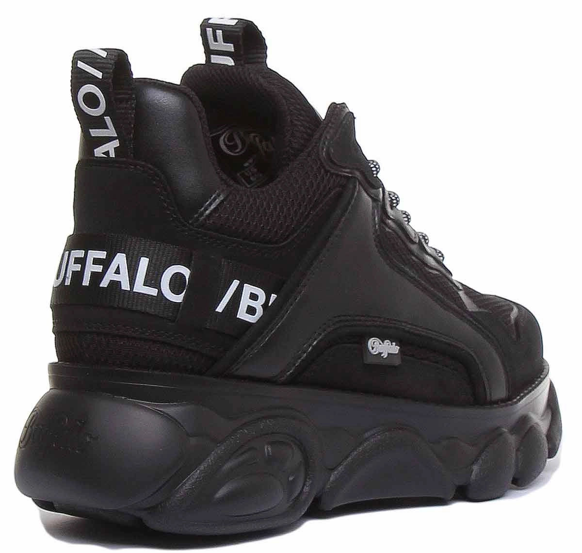 Buffalo Cld Chai Platform Boots In Black Urban Glide