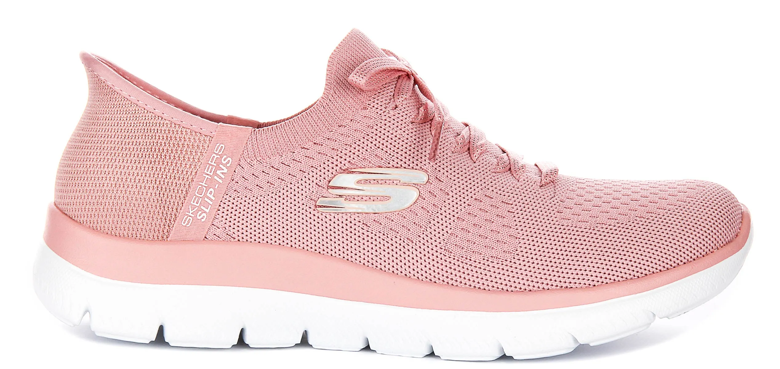 Built Grip Skechers Summits - New Daily In Rose For Women