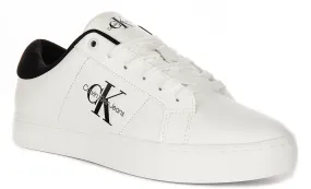 Calvin Klein Classic Cupsole In White Black Outdoor Fitness