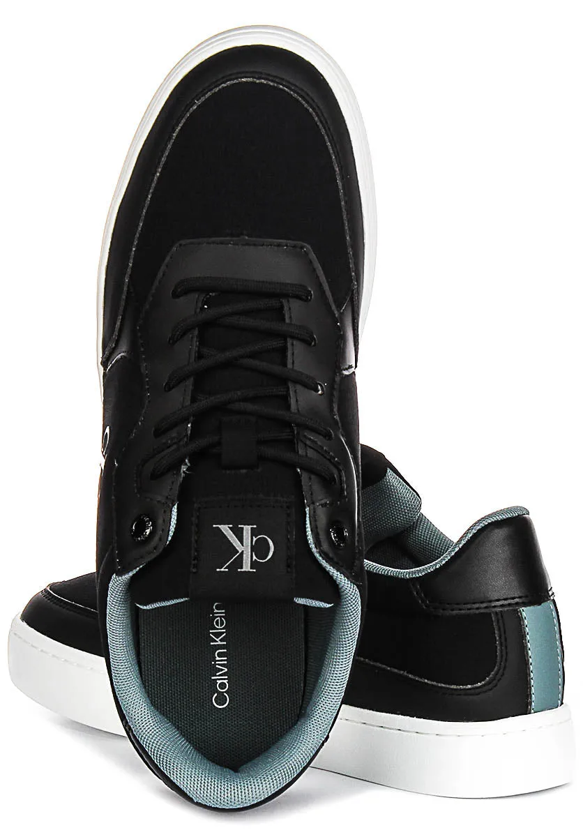 Calvin Klein Classic Cupsole Sneakers In Black For Men Lightweight Design