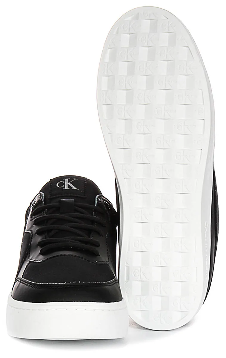 Calvin Klein Classic Cupsole Sneakers In Black For Men Lightweight Design
