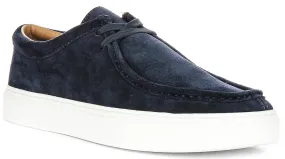 Calvin Klein Hybrid Apron Wallabee In Navy White For Men Agile Steps Mobility Boost