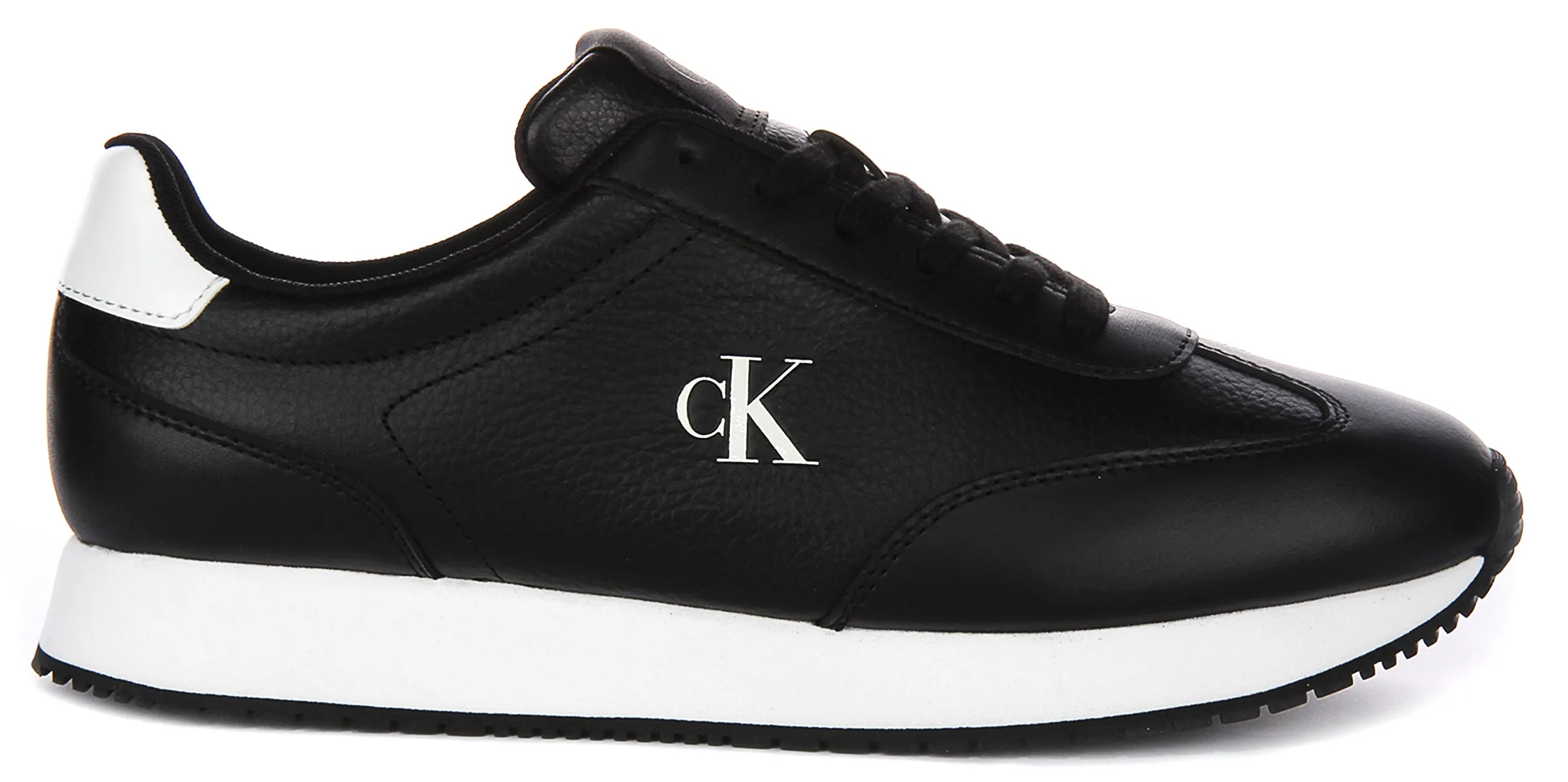 Calvin Klein Jeans Runner In Black White For Men Running Edge