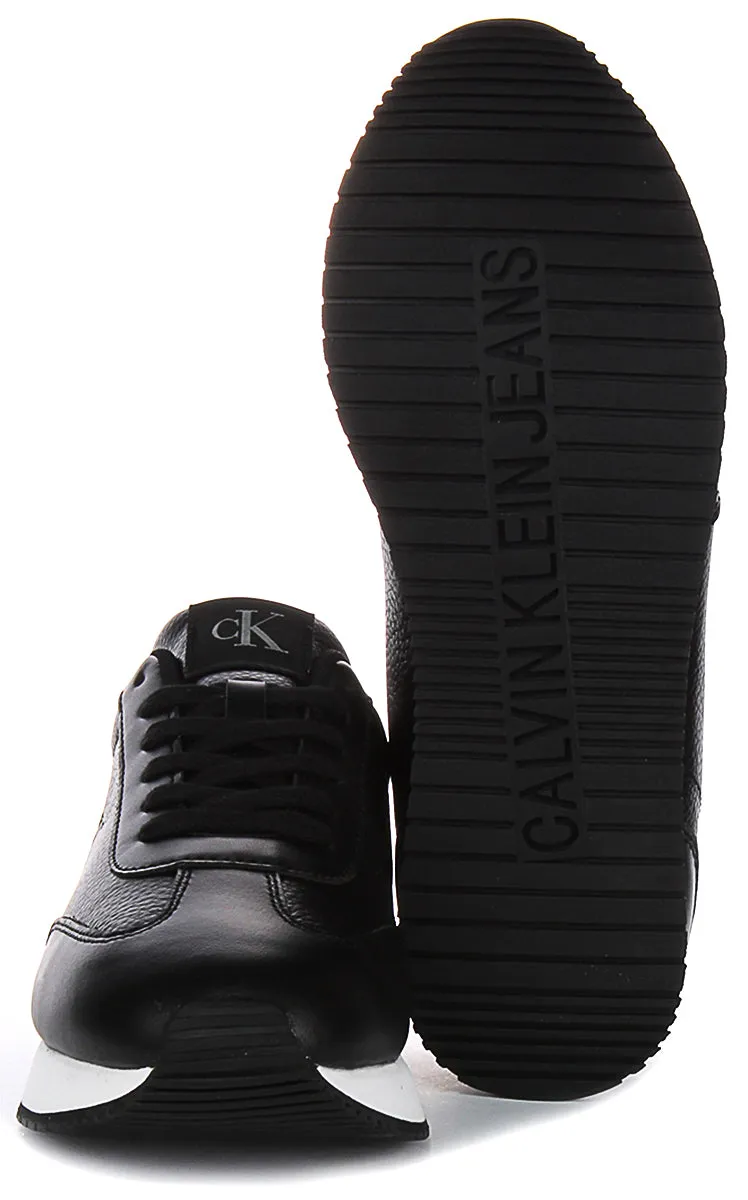 Calvin Klein Jeans Runner In Black White For Men Running Edge