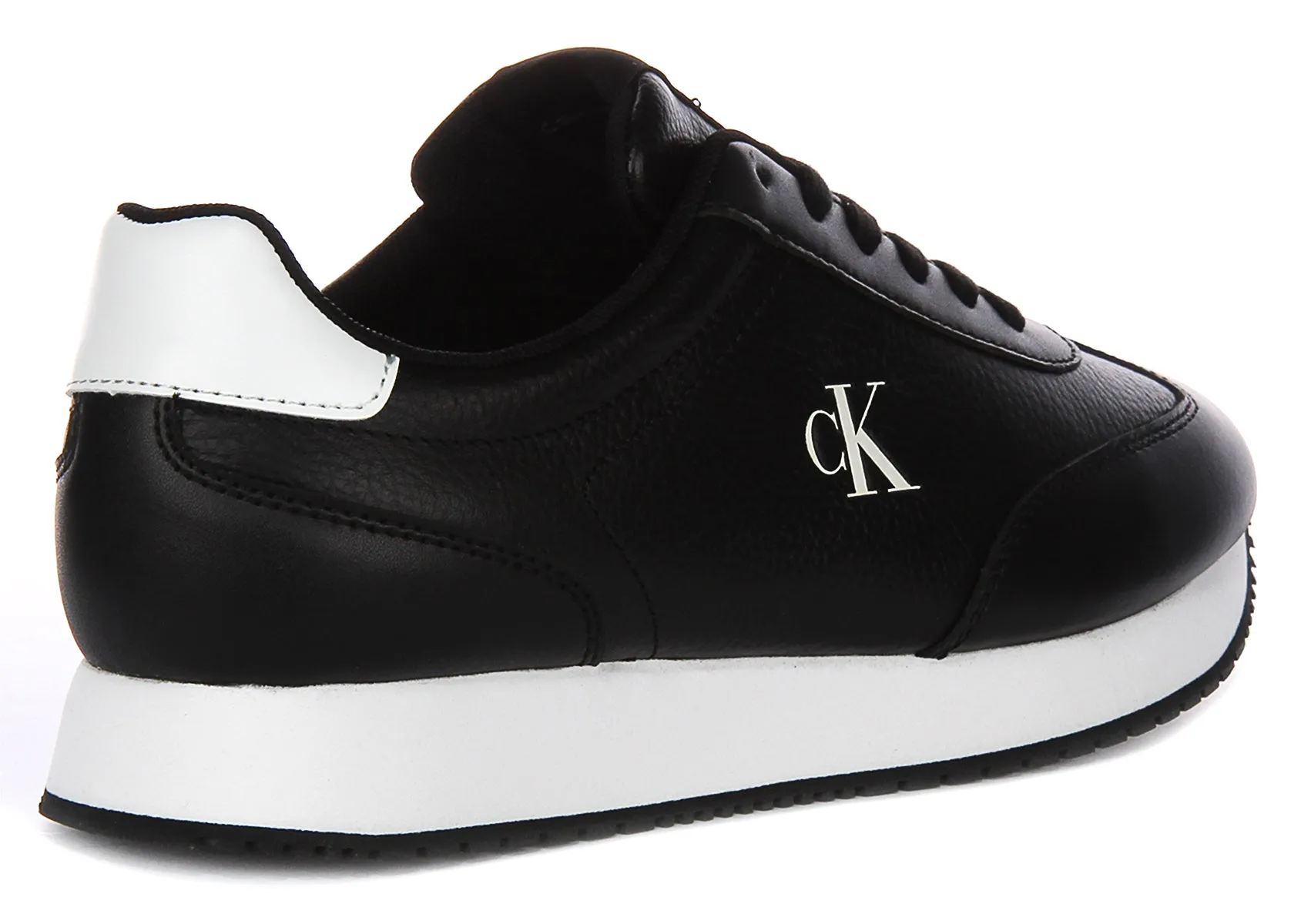 Calvin Klein Jeans Runner In Black White For Men Running Edge