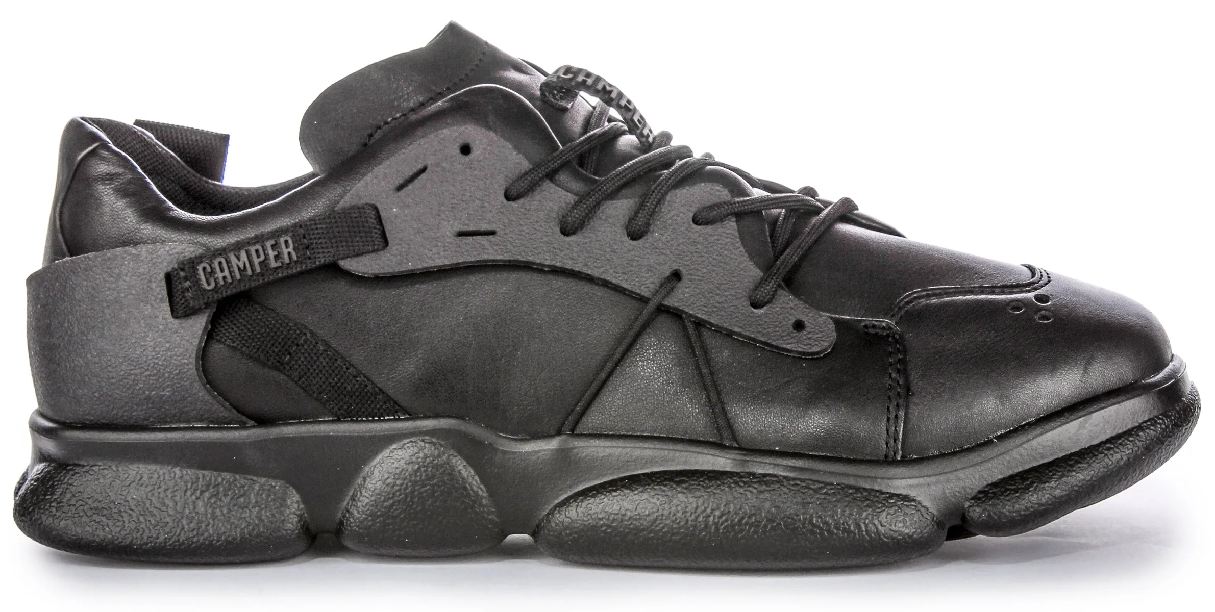 Camper Karst Mens In Black Heel Drop