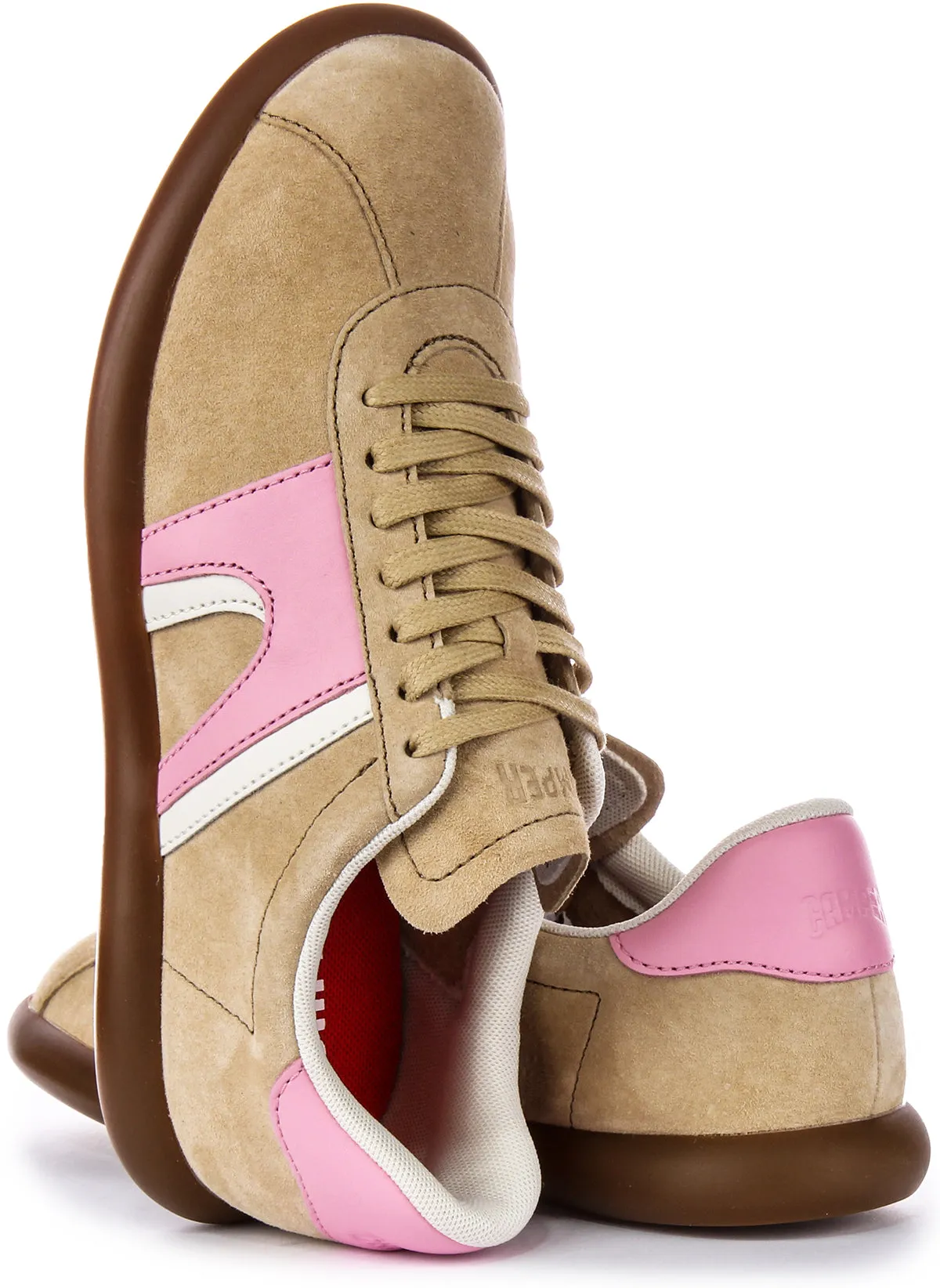 Camper Pelotas Soller In Beige Pink Energy Flow