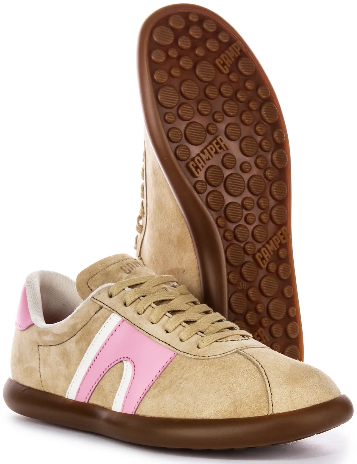Camper Pelotas Soller In Beige Pink Energy Flow
