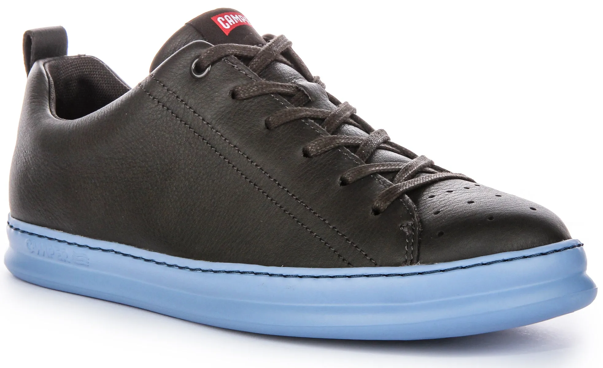 Camper Runner M In Black Blue Trainers Smooth Insole Energy Control