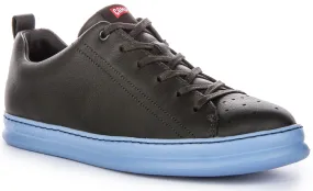 Camper Runner M In Black Blue Trainers Smooth Insole Energy Control