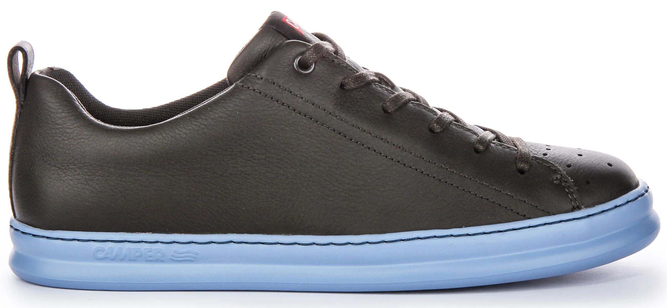 Camper Runner M In Black Blue Trainers Breathable Lining