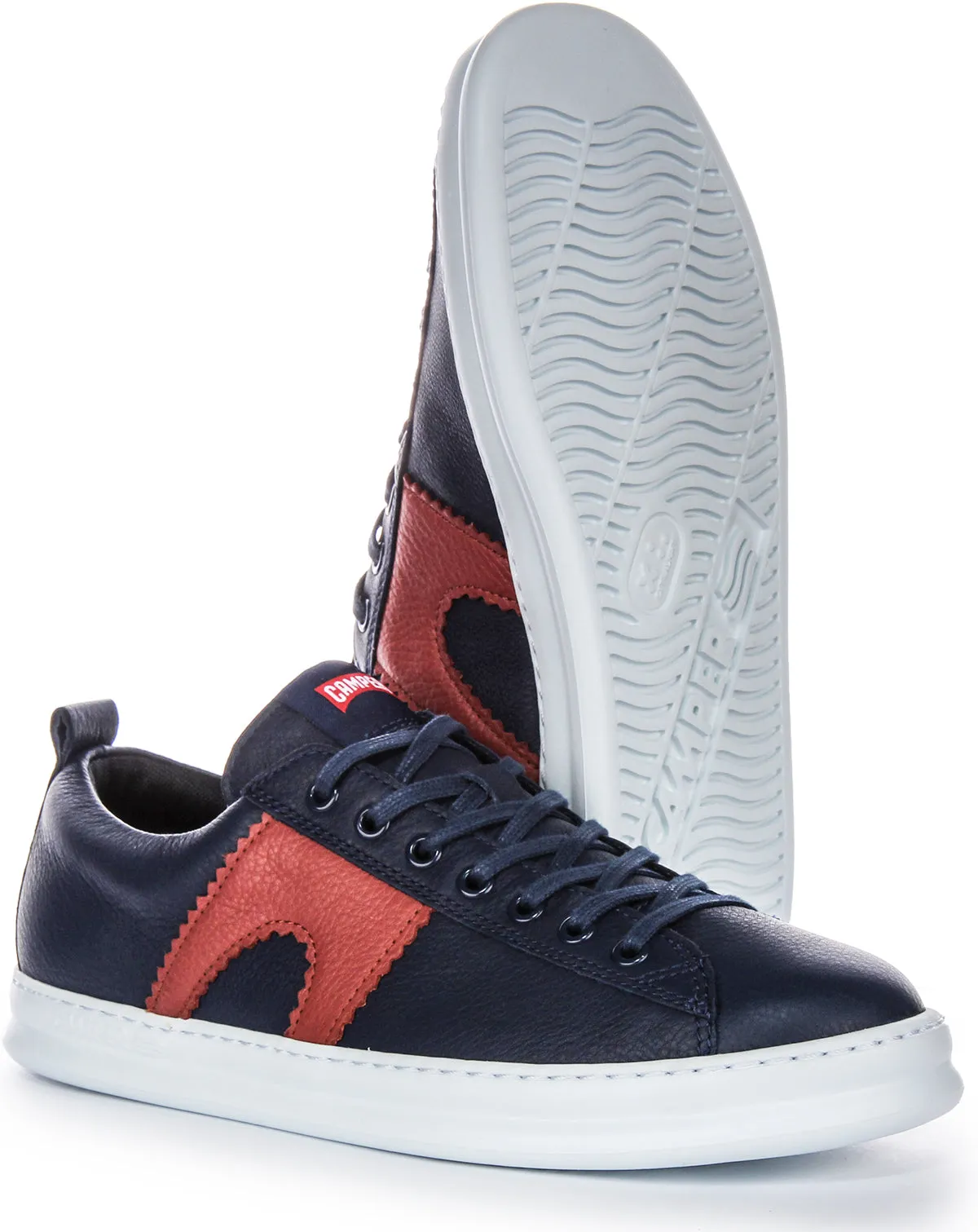 Camper Runner M In Navy Brown For Unisex Zero Pressure