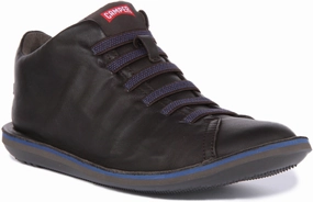 Camper Bettle In Dark Brown For Men Full Range Motion Support