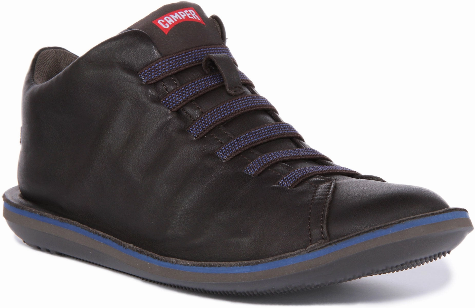 Camper Bettle In Dark Brown For Men Full Range Motion Support