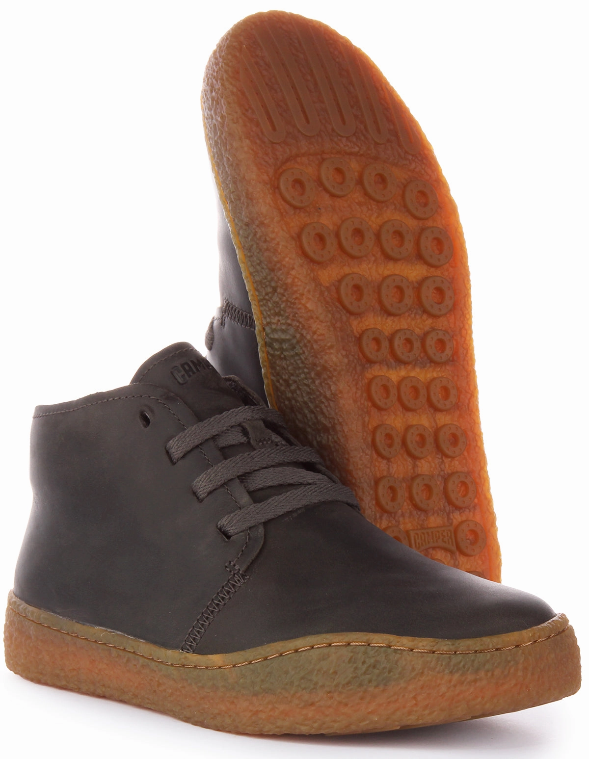 Camper Peu Terreno Boot In Grey Eva Midsole