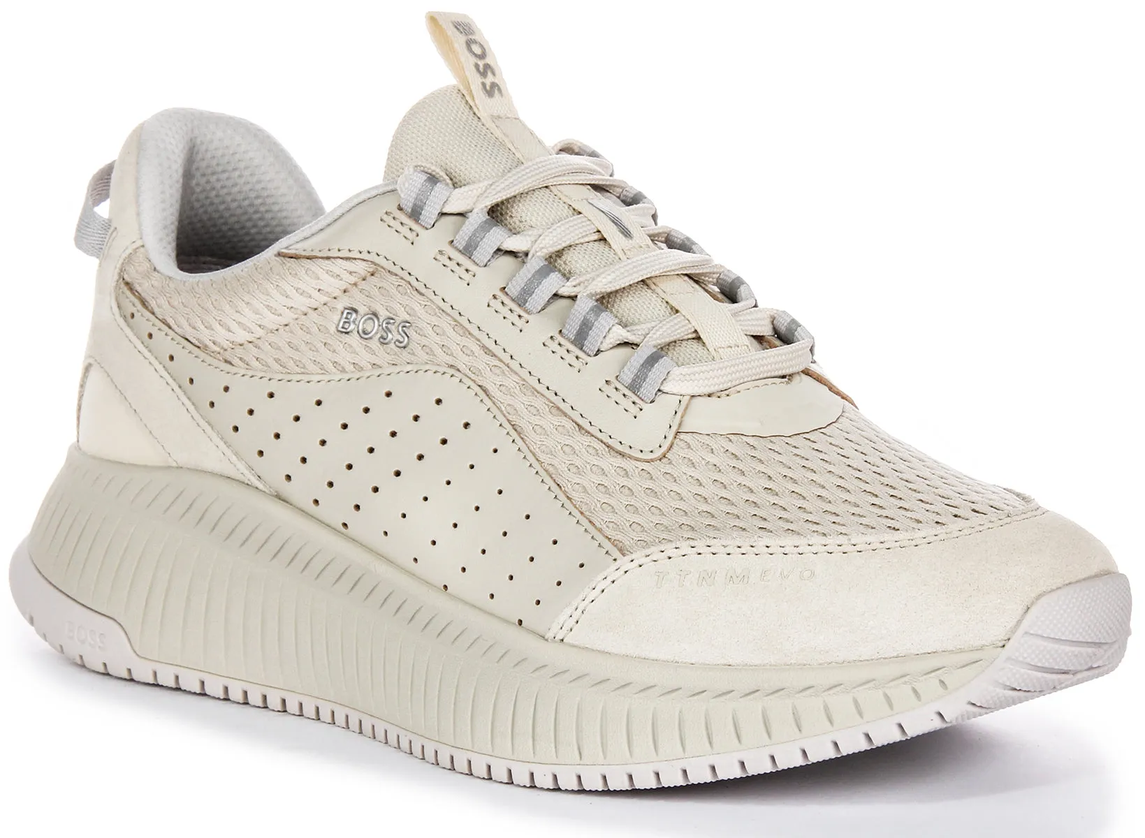 Precision Steps Boss Titaniumm Evo Runner In Beige For Men