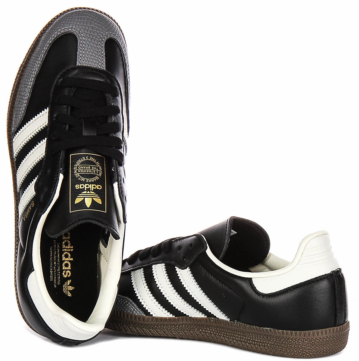 Casual sport Adidas Samba OG W In Black White for Women