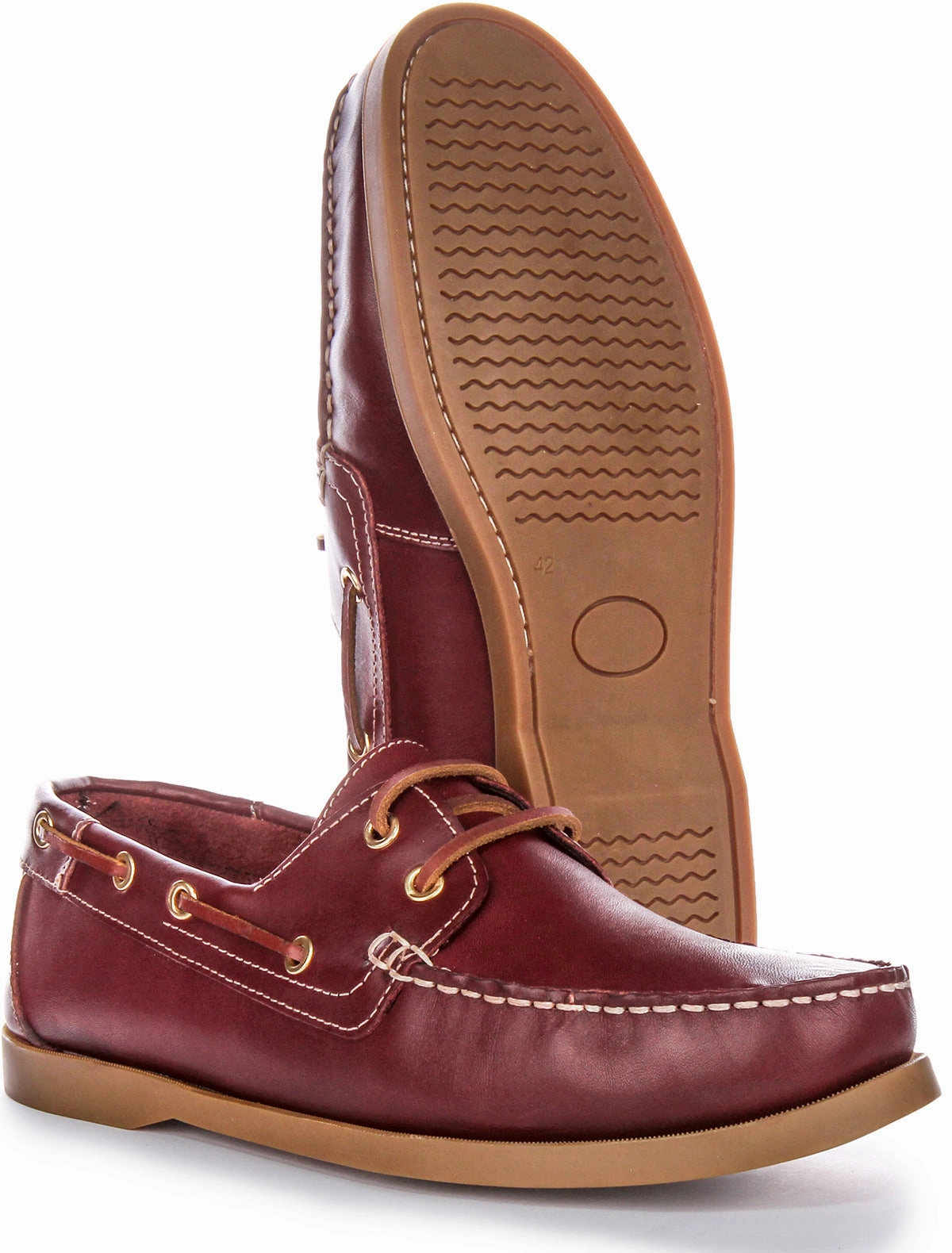 Casual Vibe Justinreess England Bay In Burgundy For Men