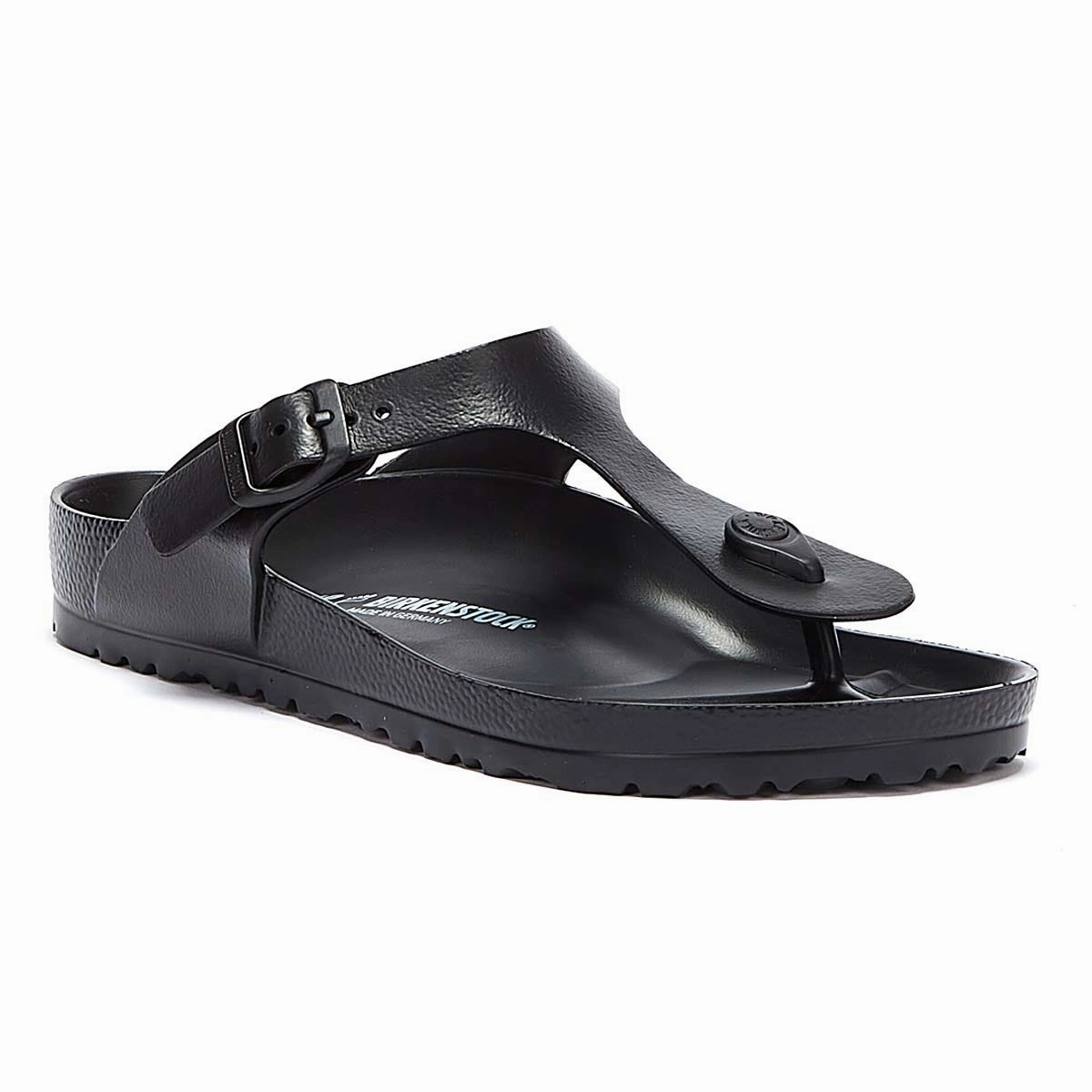 Chic Comfort Birkenstock Gizeh EVA Mens Black Sandals