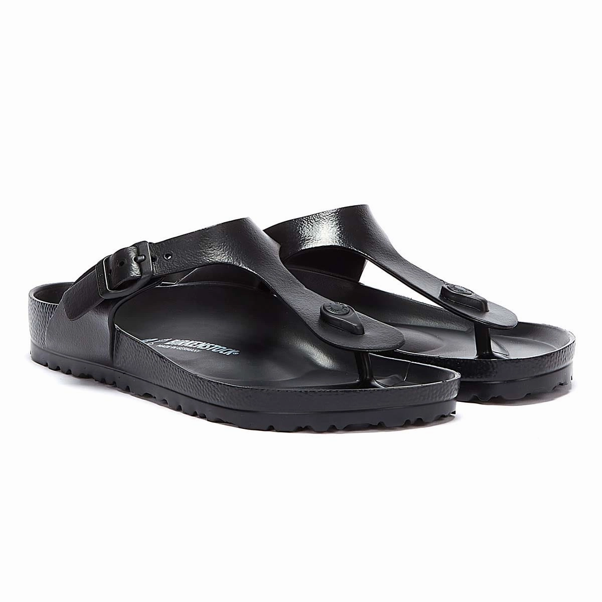 Birkenstock Gizeh EVA Mens Black Sandals Premium Sandals Fashion Fit Slides
