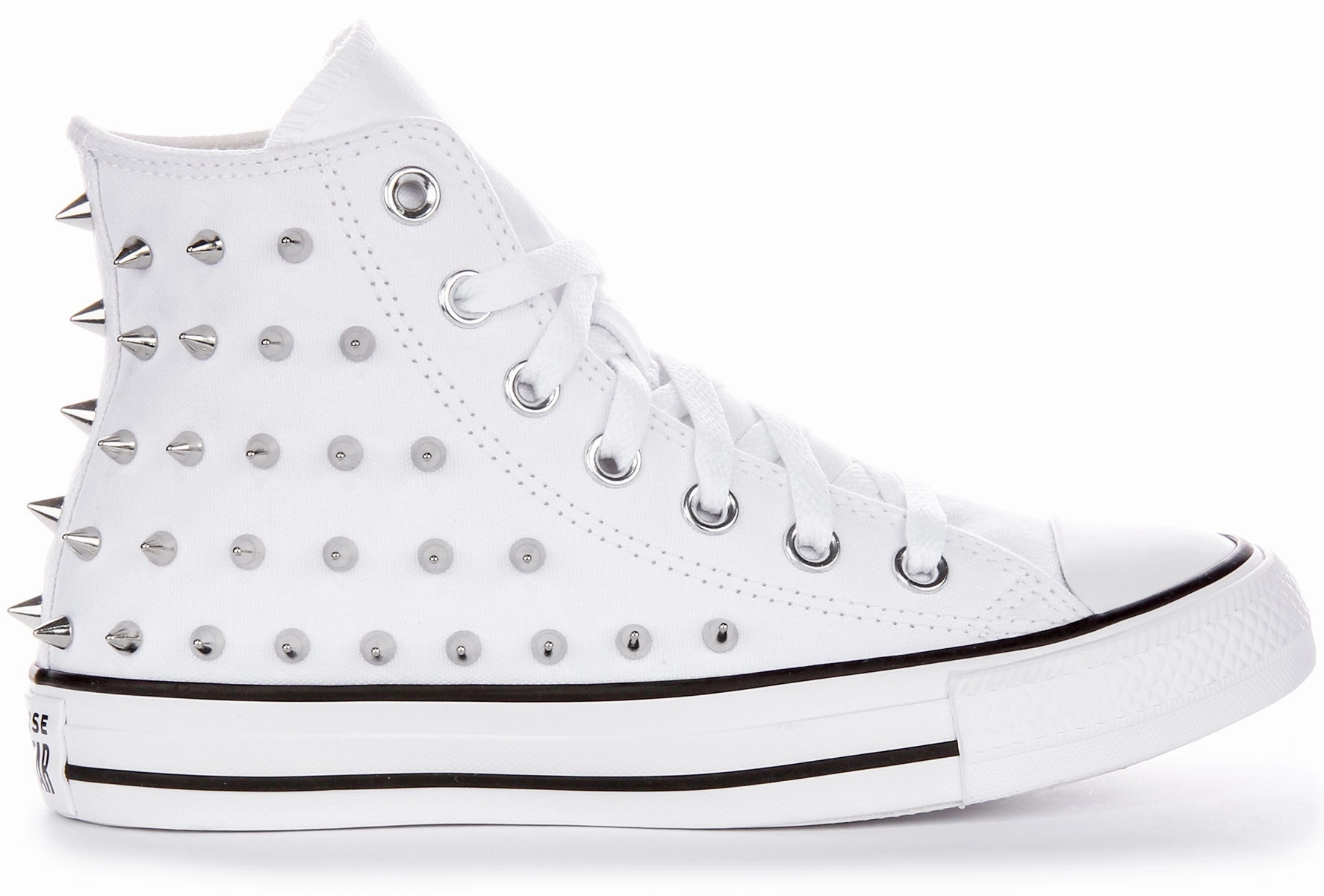 Chic Minimalist Converse Chuck Taylor All Star A06444C High Top Studd In White