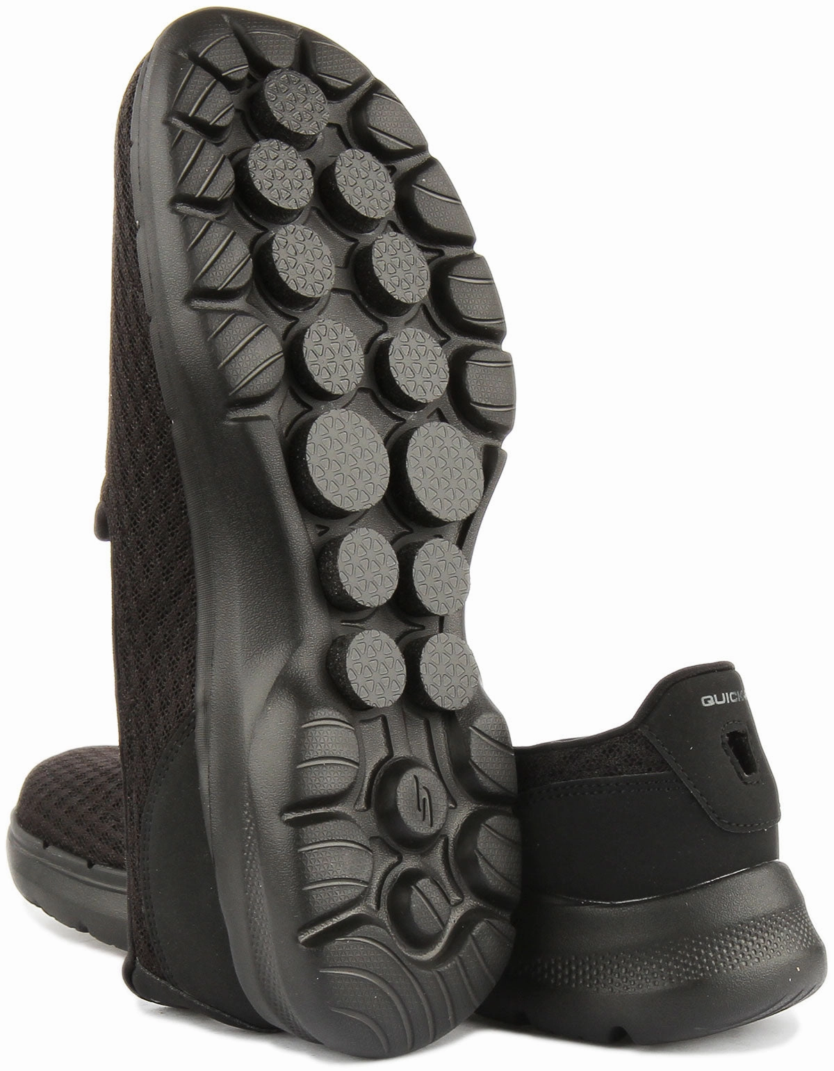 City Motion Skechers Go Walk 6 Trainers In Black For Women